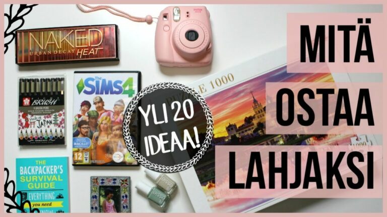 Mitä Ostaa Ystävälle Syntymäpäivälahjaksi?